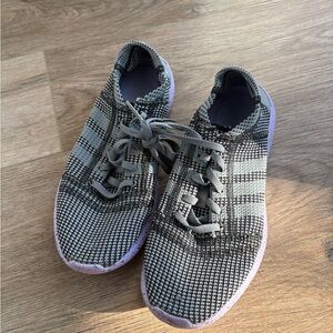 adidas Gray and Purple Athletic Shoes